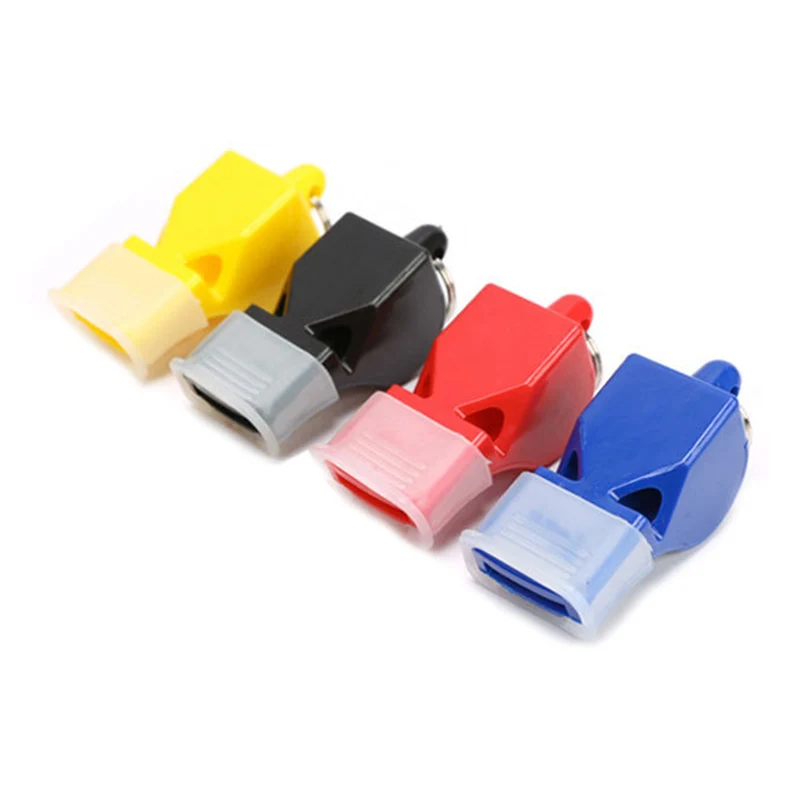 นกหวีดพลาสติกพร้อมเชือกเส้นเล็ก