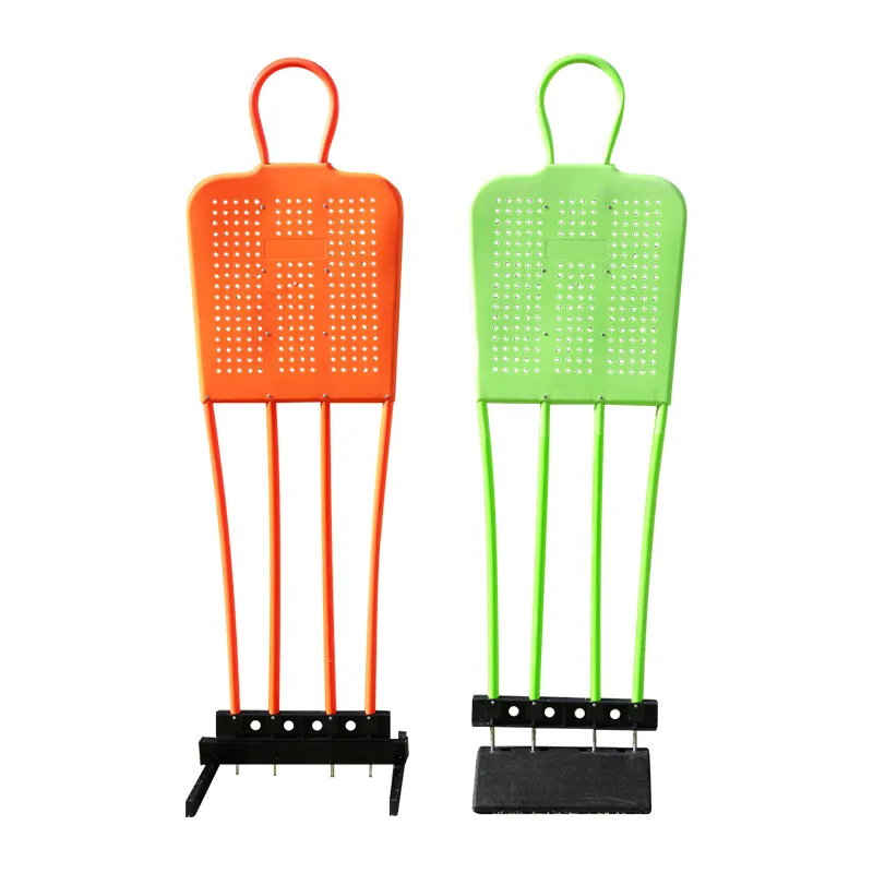 หุ่นฝึกฟุตบอลฟุตบอลพร้อมฐานยาง